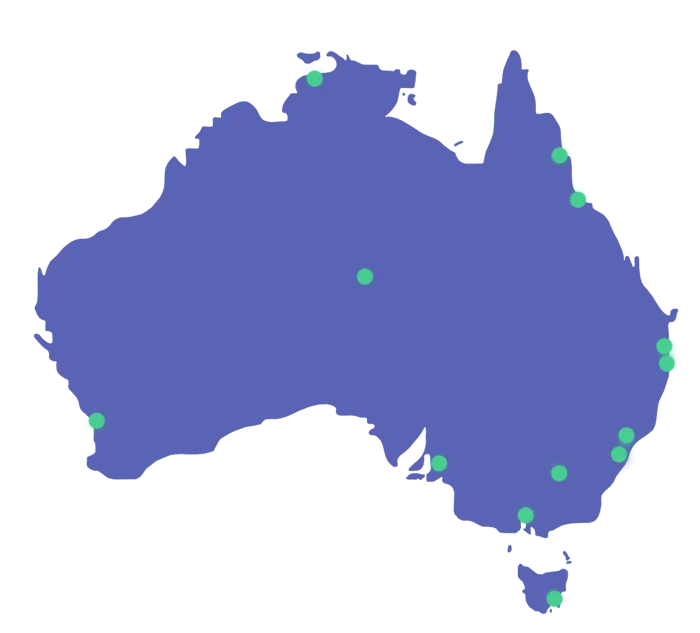 Map of Australia